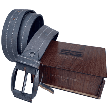 The Bull Rider's Buckle A Classic Leather Belt for Men